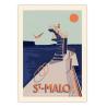 Affiche 50x70 TUBE St Malo Le Plongeoir