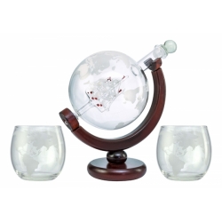 Carafe Globe et ses 2 verres