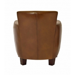 Fauteuil Nogent Cuir vintage