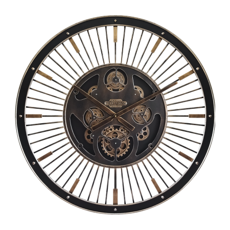 Horloge à engrenages lamelles 80cm