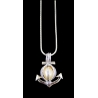 Pendant with pearl of culture (Anchor)